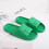 Men's breathable soft sole slippers green size 11 5