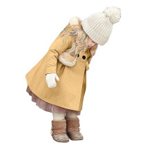 Toddler Girls Winter Windproof Hooded Jacket 4T