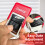 Received stamp self-inking red ink0.78x0.35in 4
