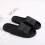 Men's Breathable Soft-Sole Slippers Black Size 11 5