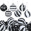 Christmas Balls Black and White 3cm 24pcs 1