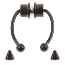 Magnetic Septum Nose Ring Stainless Steel Hoop