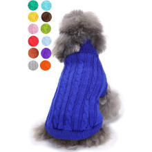 Dog Sweater Turtleneck Warm Winter Wear for Small Medium
