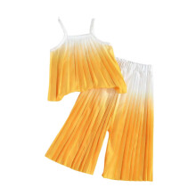 Zomeroutfit voor meisjes, 2-delig: gele ombré camisole en