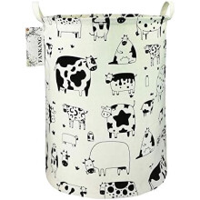 Panier de rangement pliable en toile imperméable avec revêtement PE (1 pièce)
