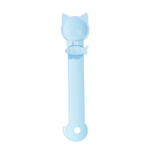 Cat feeding spoon press-type dispenser for wet food, 10.43