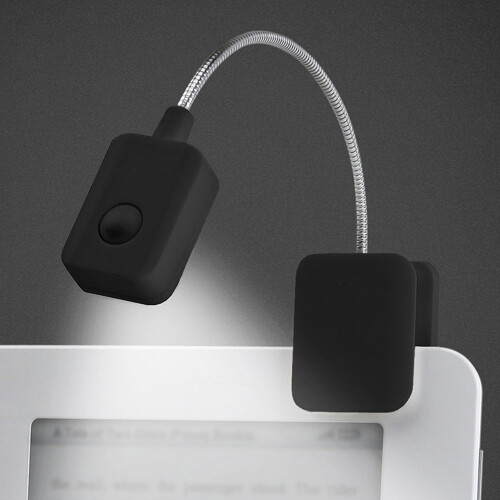 Lampe de lecture avec clip de cou flexible pour Kindle et Kobo