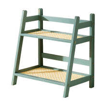Wood Tea and Coffee Bar Organizer with Mug Rack and