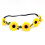 Elastisches Haarband mit Blumenmuster für besondere Anlässe 1
