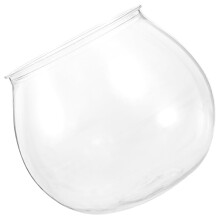ensemble de jardinières d'aquarium rondes en plastique transparent