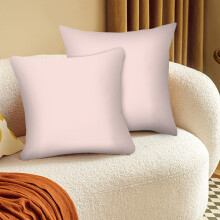 Fundas para cojines de exterior, color liso, 2 unidades, 45 x 45 cm.