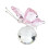 Figurine papillon en cristal avec socle (1 pièce) 1
