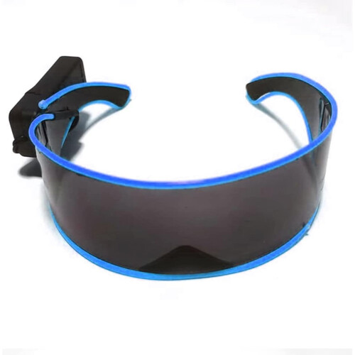 LED-valaistuslasit, valoisa visiiri, 1 pari
