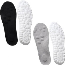 Footstr Insoles – Breathable Soft Foam, 4D Elastic Cloud Soles, Lightweight Arch Support & Shock Absorption, for Women & Men (2Pcs, Size 39-40),