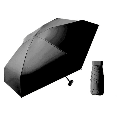 Mini umbrelă de călătorie cu husă – rezistentă la UV și 1