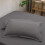 Microvezel kussensloop donkergrijs standaard 20x30 inch 1