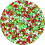 Christmas Pony Beads 6x9mm 1000 pcs 1