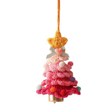 Décoration de sapin de Noël tissée à la main
