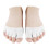Women's White Cotton Toe Socks 4 Pair Breathable 1