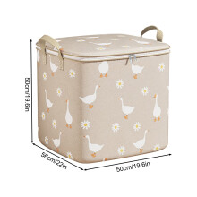 Sac de rangement en toile pour vêtements avec poignées (1 pièce)