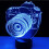 YSITIANNA7-farveskiftende 3D-natlampe LED 1