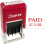 Received stamp self-inking red ink0.78x0.35in 2