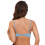 Top de bikini triangular tipo halter para mujer, acolchado, liso. 5