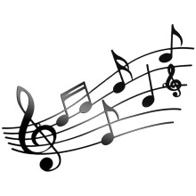 Music Note Wall Art Vintage Decoration 1 Piece