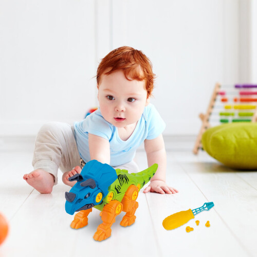Dinosaur Toy Set Educational DIY Building Kit for Kids 4-8 2