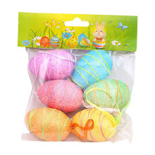 Œufs décoratifs de Pâques en forme de lapin 4x6cm
