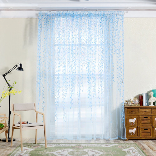 Voile Sheer Curtains Panel 55 x 94 Inches