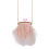 Plush Evening Bag with Chain Strap for Wedding 1
