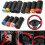 Microfiber Leather Steering Wheel Cover 15 Inch 6