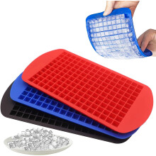 Moule à mini-glaçons en silicone, 160 alvéoles, compatible congélateur
