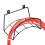 Metal Water Hose Holder Rust-Proof 1 Pack 1