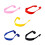 Silicone Eyeglass Strap Safety Retainer Band 5PCS 1