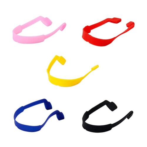 Silicone Eyeglass Strap Safety Retainer Band 5PCS