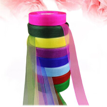 Panglică de nailon HOMEMAXS, culori asortate, pentru decorare, cu elemente elegante, perfectă pentru cadouri, petreceri și bricolaj
