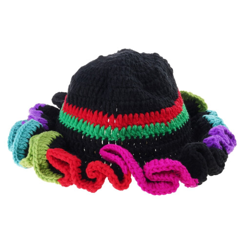 Bob d'hiver en crochet à bord volanté