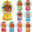 Valentine's Candy Cards with Plastic Domes Set 12 pcs 1