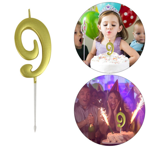 Number Candle 3D Shape Birthday Cake Decoration 1