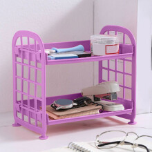 Étagère de rangement pliable pour coiffeuse de salle de bain