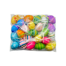 Décorations de Pâques suspendues en plastique peint (lot de 24)