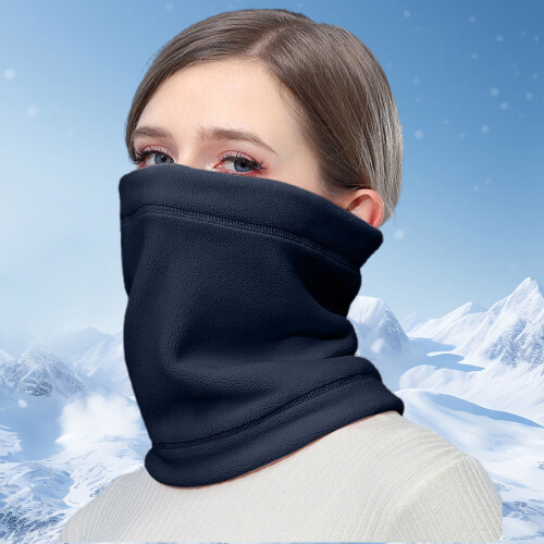 Neck Gaiter Face Mask Windproof Thermal Protection Navy