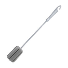 Brosse de nettoyage pour bouteille d'eau avec long manche et tête en éponge