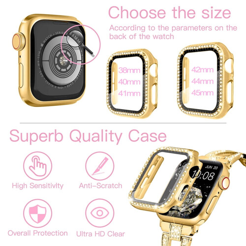 Apple Watch-rem i rustfritt stål til Series 4/5/6/SE 44 mm 2