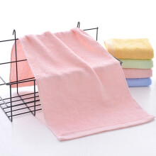 Handdoek van bamboevezel, zacht en absorberend, 30 x 60 cm, roze