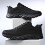 Herre løbesneakers i mesh, sort, størrelse 9 6