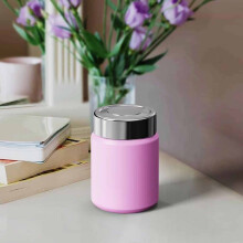 Tasse isotherme en acier inoxydable 180 ml, rose et orange