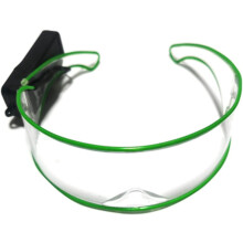 Lunettes lumineuses LED pour soirées rave, cosplay et Halloween